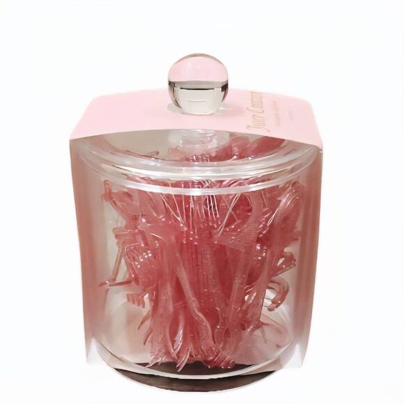 Juicy Couture Home Acrylic Beauty Organizer w/ Pink Floss Picks - Picture 2 of 8